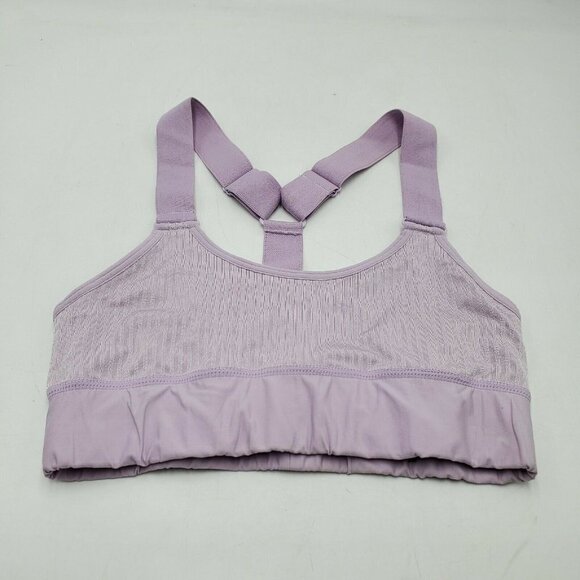 Zella Ribbed Sports Bra in‎ Lavender Size M NWOT - Picture 1 of 5